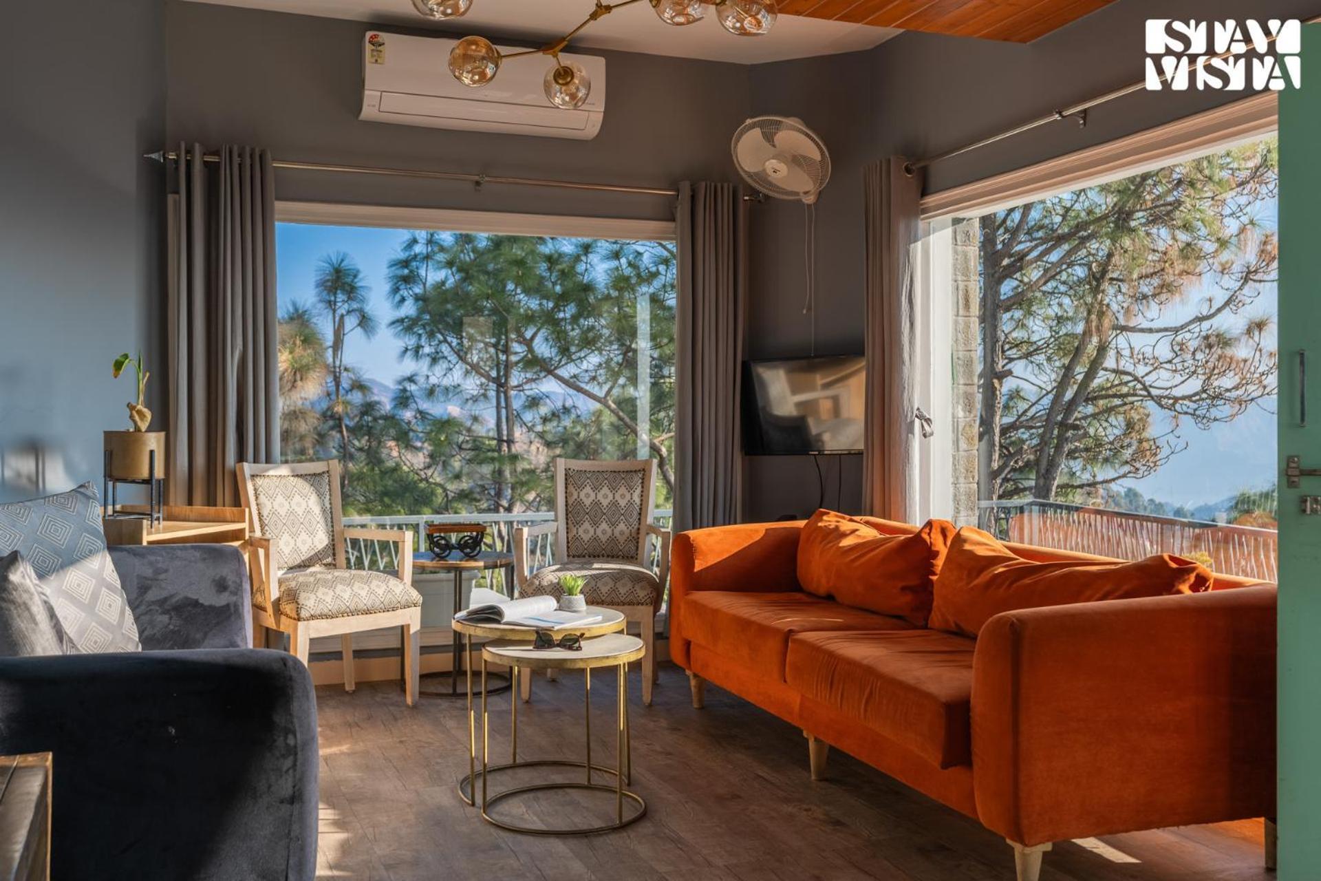 Stayvista At Serene With Outdoor Bonfire Barog Exterior photo